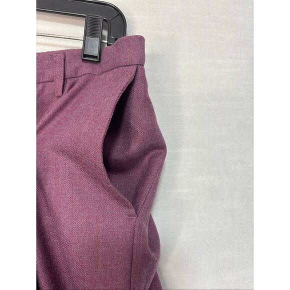 Vintage Pendleton Women's Size 14 Purple 100% Virgin Wool Pants Trousers USA - Picture 8 of 13